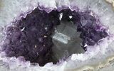 Deep Amethyst Crystal Geode - Uruguay #36904-1